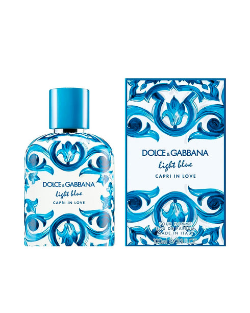 Light Blue Capri In Love Eau de Parfum Spray 3.4 fl oz (100 ml) For Men By Dolce & Gabbana