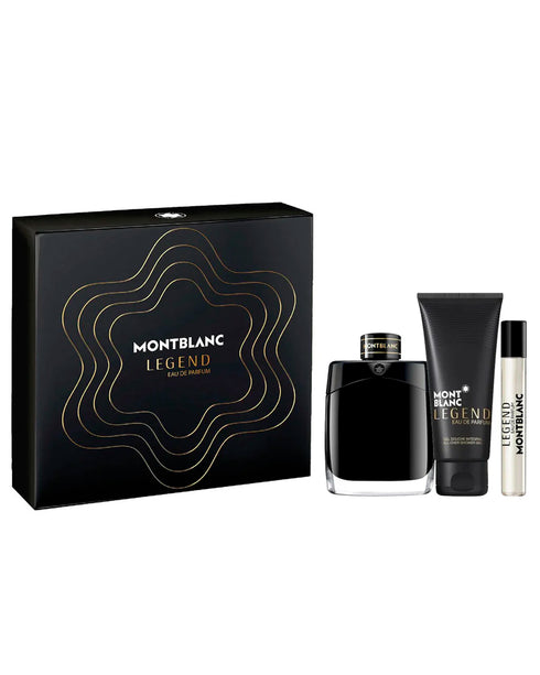 Legend Eau de Parfum 3-Piece Gift Set 3.3 fl oz (100 ml) For Men By Montblanc