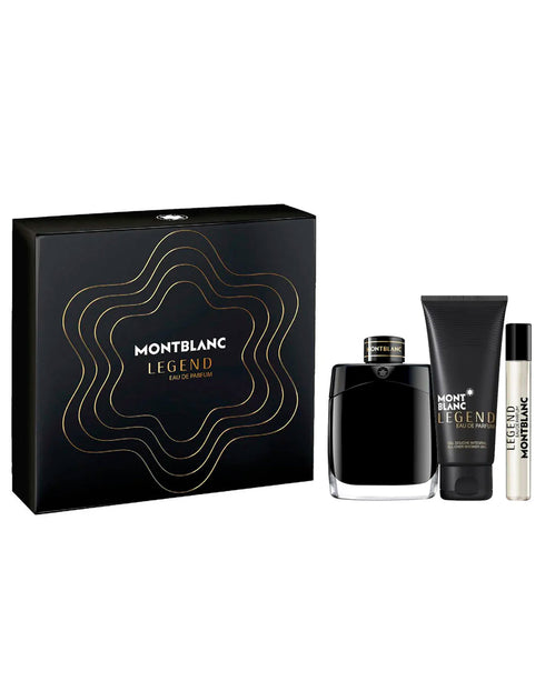 Legend Eau de Parfum 3-Piece Gift Set 3.3 fl oz (100 ml) For Men By Montblanc