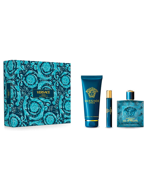 Versace Eros Eau de Toilette Gift Set 3.4 fl oz (100 ml) For Men By Versace