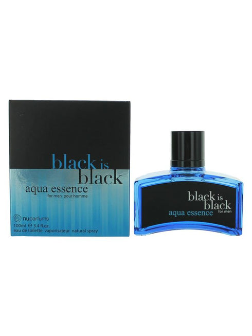 Black Is Black Aqua Essence Eau De Toilette Spray For Men By Nuparfums