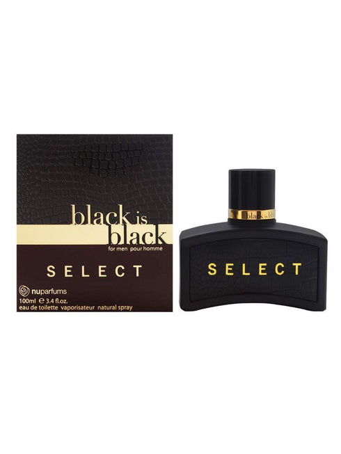 Black Is Black Select Eau De Toilette For Men By Nuparfums