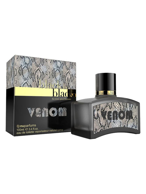 Black Is Black Venom Eau De Toilette For Men By Nuparfums