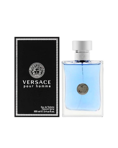 Versace Pour Homme Eau de Toilette Spray 3.4 fl oz (100 ml) For Men By Versace