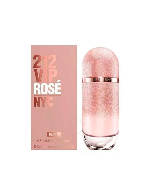 212 VIP Rose Elixir Eau de Parfum Spray 2.7 fl oz (80 ml) For Women By Carolina Herrera