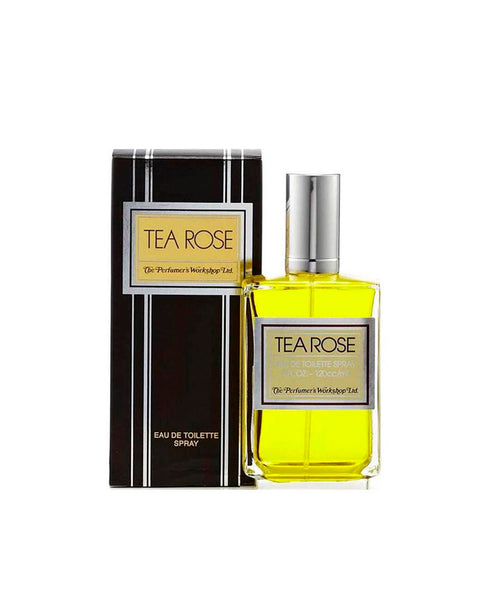 Tea Rose Eau de Toilette Spray 3.4 fl oz (100 ml) For Women By Perfumer’s Workshop