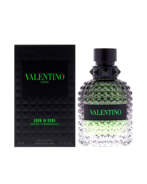 Valentino Uomo Born In Roma Green Eau de Toilette Spray 1.7 fl oz (50 ml) For Men By Valentino