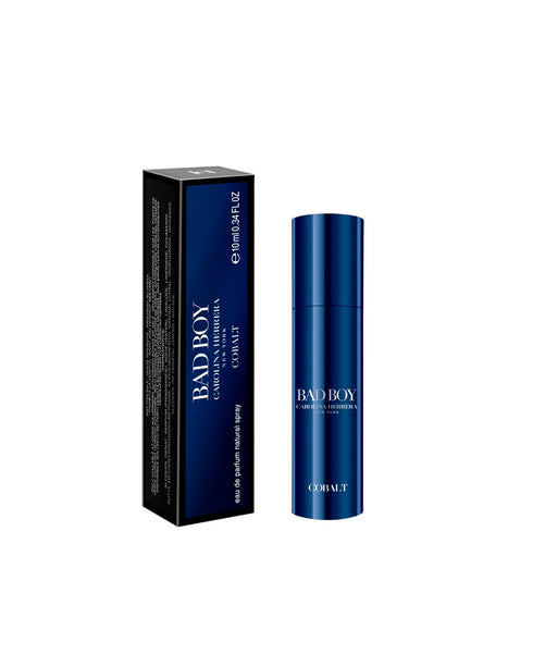 Bad Boy Cobalt Eau de Parfum Gift Set 3.4 fl oz (100 ml) With 10 ml Travel Spray For Men By Carolina Herrera