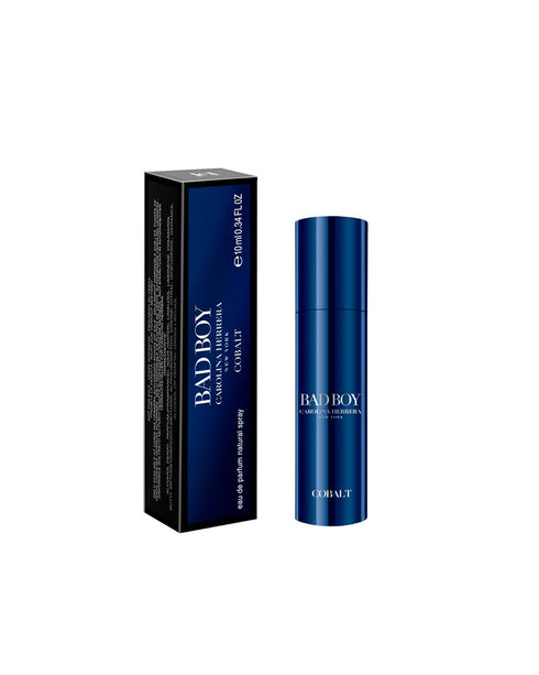 Bad Boy Cobalt Eau de Parfum Gift Set 3.4 fl oz (100 ml) With 10 ml Travel Spray For Men By Carolina Herrera