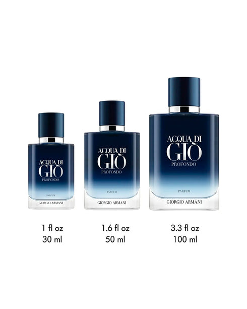 Acqua Di Gio Profondo Eau de Parfum Spray 1.6 fl oz (50 ml) For Men By Giorgio Armani