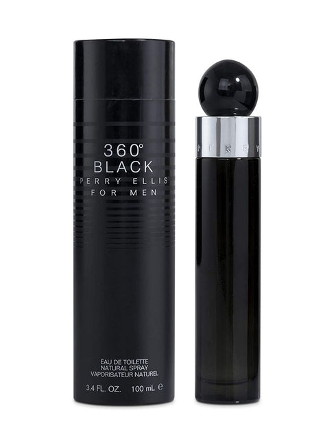 360 Black Eau De Toilette Spray For Men By Perry Ellis