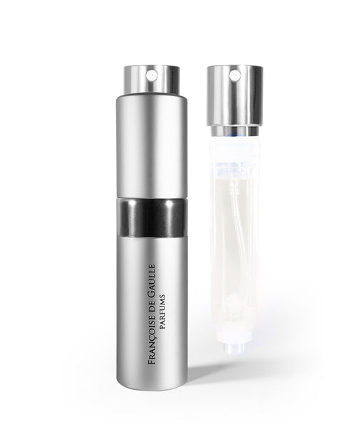 Silver Travel Atomizer by Françoise de Gaulle