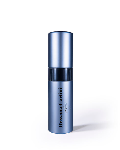 Metallic Silver Travel Atomizer by Rossano Cortini