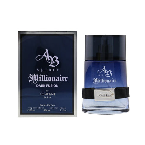 Ab Spirit Millionaire Dark Fusion  Eau De Parfum For Men By Lomani