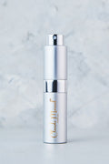 Black & Gold Travel Atomizer by Claude Marsal CLAUDE MARSAL