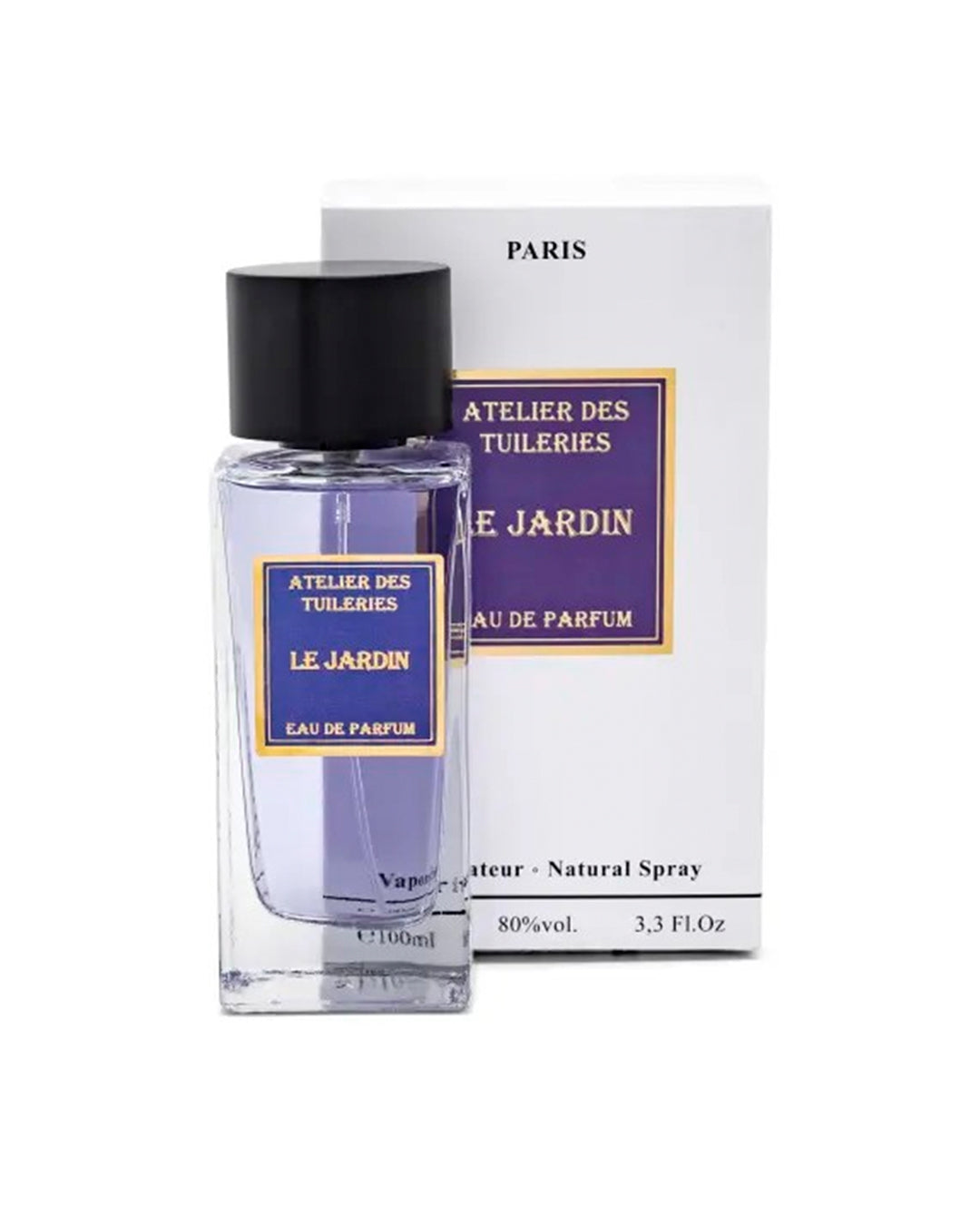 Atelier des Tuileries Le Jardin Eau de Parfum for women bottle and retail box