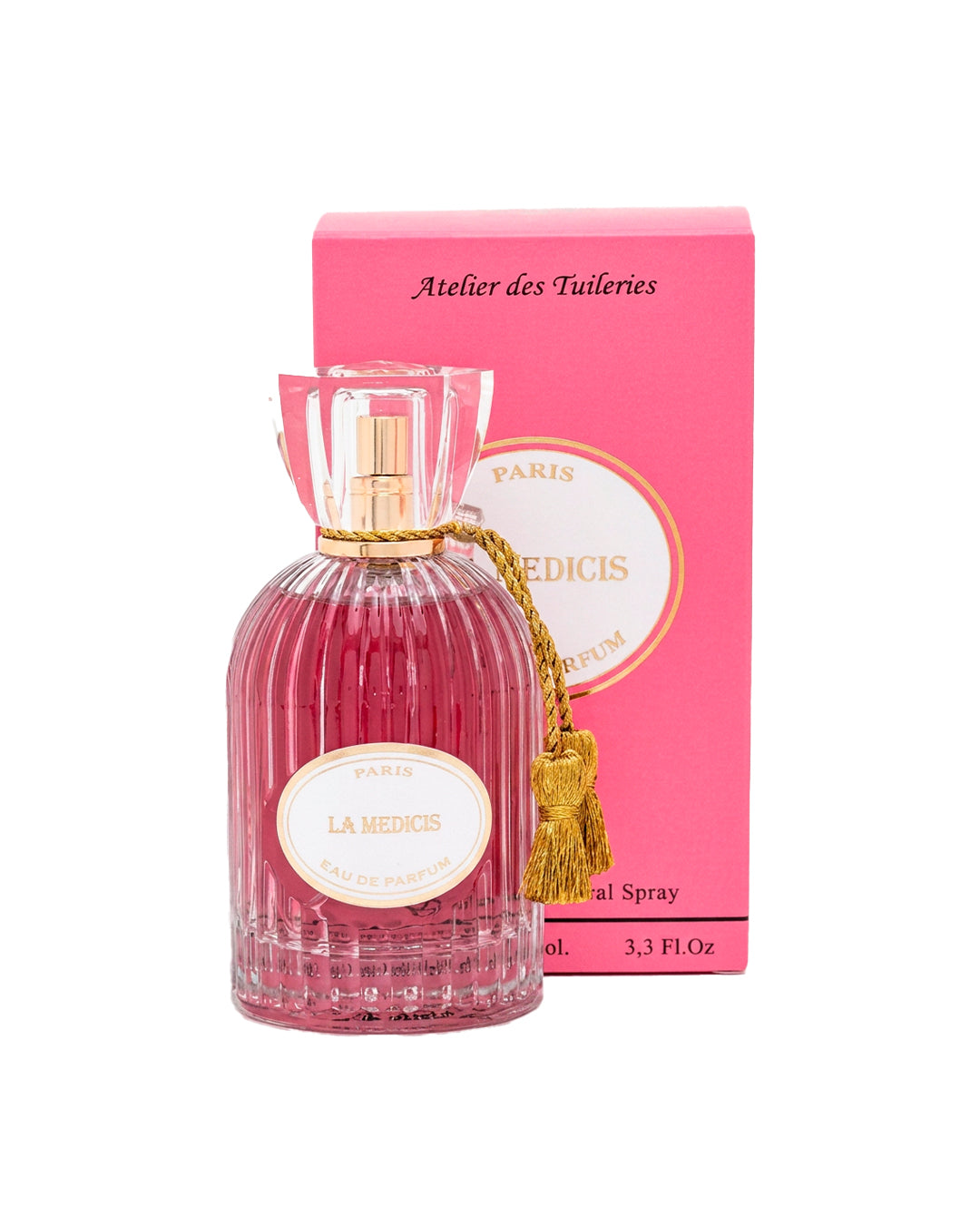 Atelier des Tuileries La Medicis Eau de Parfum for women bottle and retail box