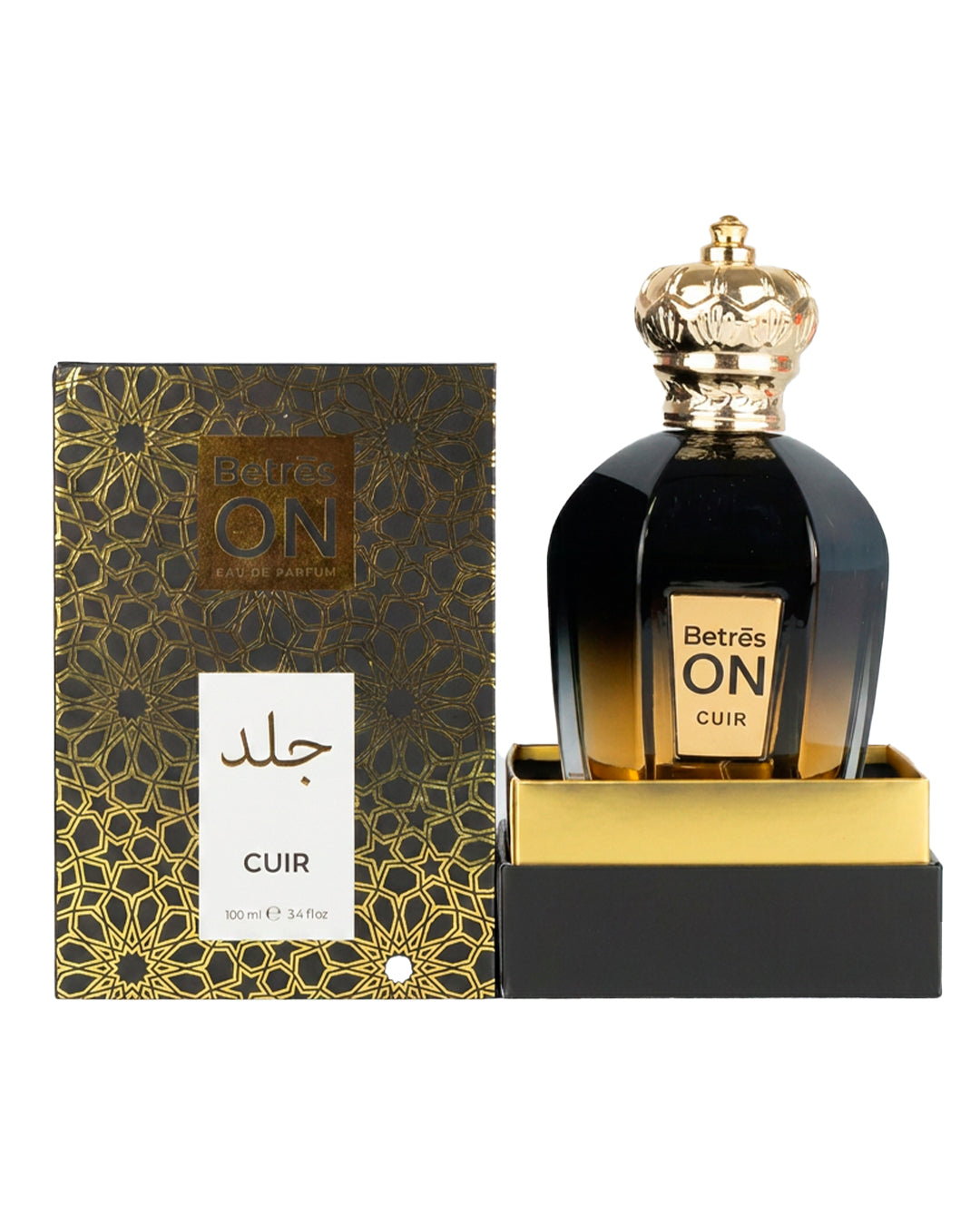 Betres On Cuir Eau de Parfum unisex bottle and retail box