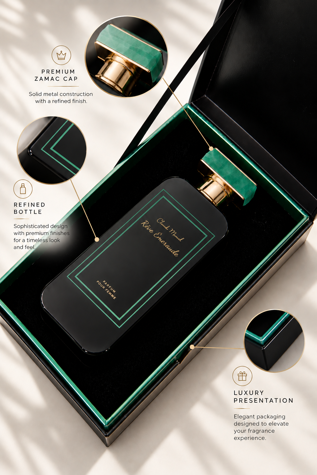 Reve Emeraude Parfum for Women By Claude Marsal CLAUDE MARSAL