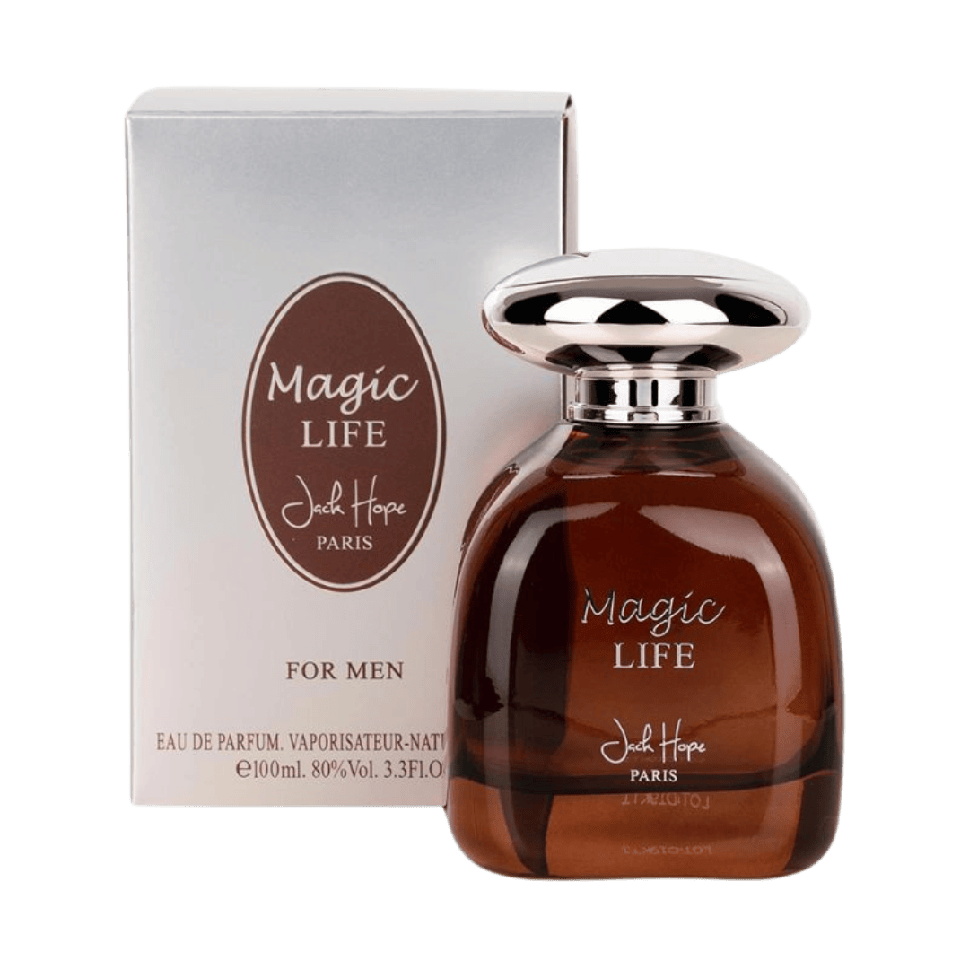 Prestige Parfums Jack Hope Paris Magic Life for Men Eau de Parfum 100 ml bottle and box